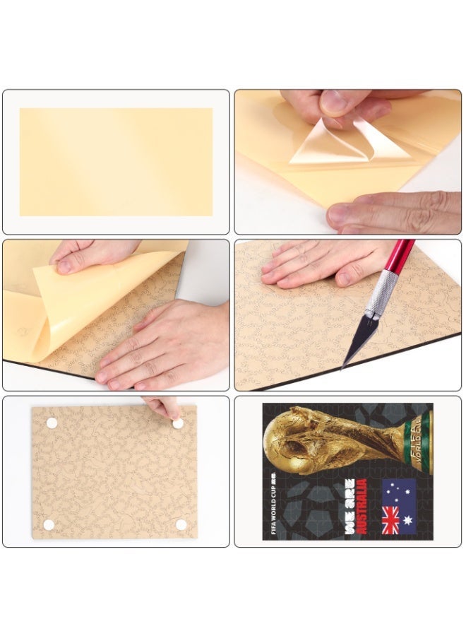 FIFA World Cup Official FIFA World Cup 2026 Wooden Puzzle – Trophy Australia | Licensed Adults Puzzle 14+ - Image 4